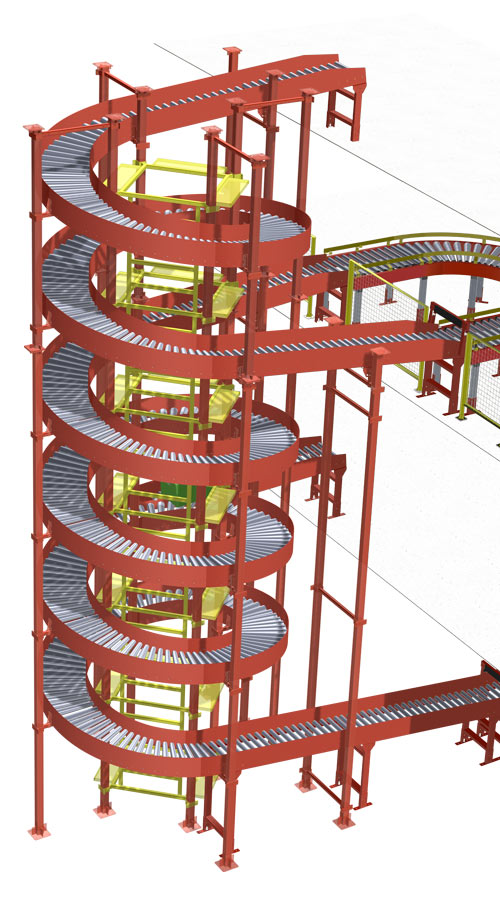 Spiral Conveyor 3D