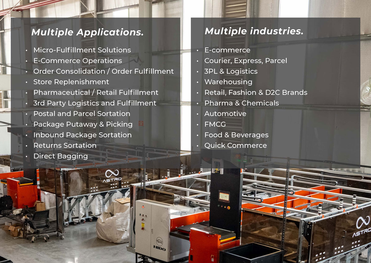 Astro - Multiple Application & Multiple Industries