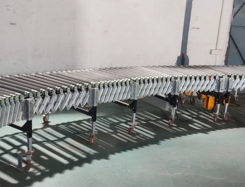 Flexible Conveyor for Material Movement, Barcode Scanning & Sorting with Steerable Wheel Sorter