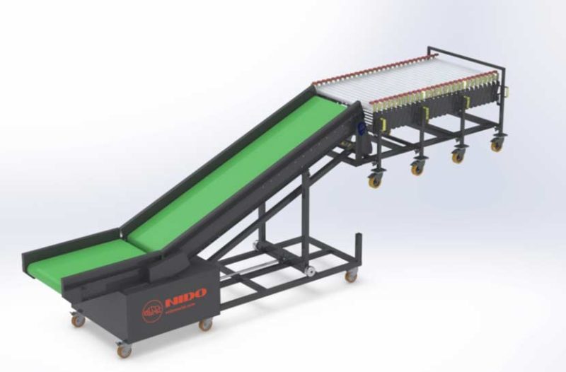 Truck Loading Unloading Conveyor - Nido Automation